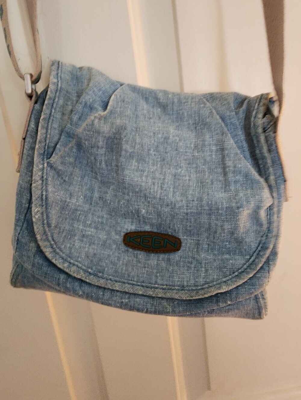 Keen Small Crossbody Purse Sky Blie Utility Multipocket Gorpcore Travel